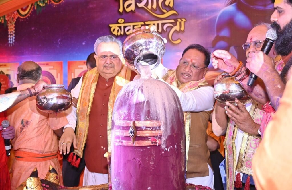 सावन की पावन बेला में मुख्यमंत्री विष्णु देव साय ने किया भगवान शिव का रूद्राभिषेक, प्रदेशवासियों की समृद्धि और सुख-शांति की कामना .. Kshiti Technologies सावन की पावन बेला में मुख्यमंत्री विष्णु देव साय ने किया भगवान शिव का रूद्राभिषेक, प्रदेशवासियों की समृद्धि और सुख-शांति की कामना .. Kshiti Technologies