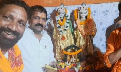 राधाकृष्ण मंदिर ऑफिसर्स कॉलोनी में मध्यरात्रि हुआ भव्य श्रीकृष्ण जन्मोत्सव .. Kshiti Technologies