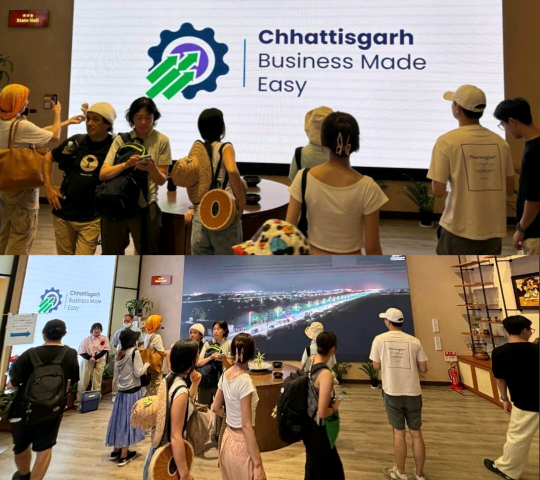 ओसाका (जापान) में वर्ल्ड एक्सपो 2025 के पहले ही दिन छत्तीसगढ़ पैवेलियन में उमड़ी रौनक, 22 हजार से अधिक दर्शकों ने किया अवलोकन .. Kshiti Technologies