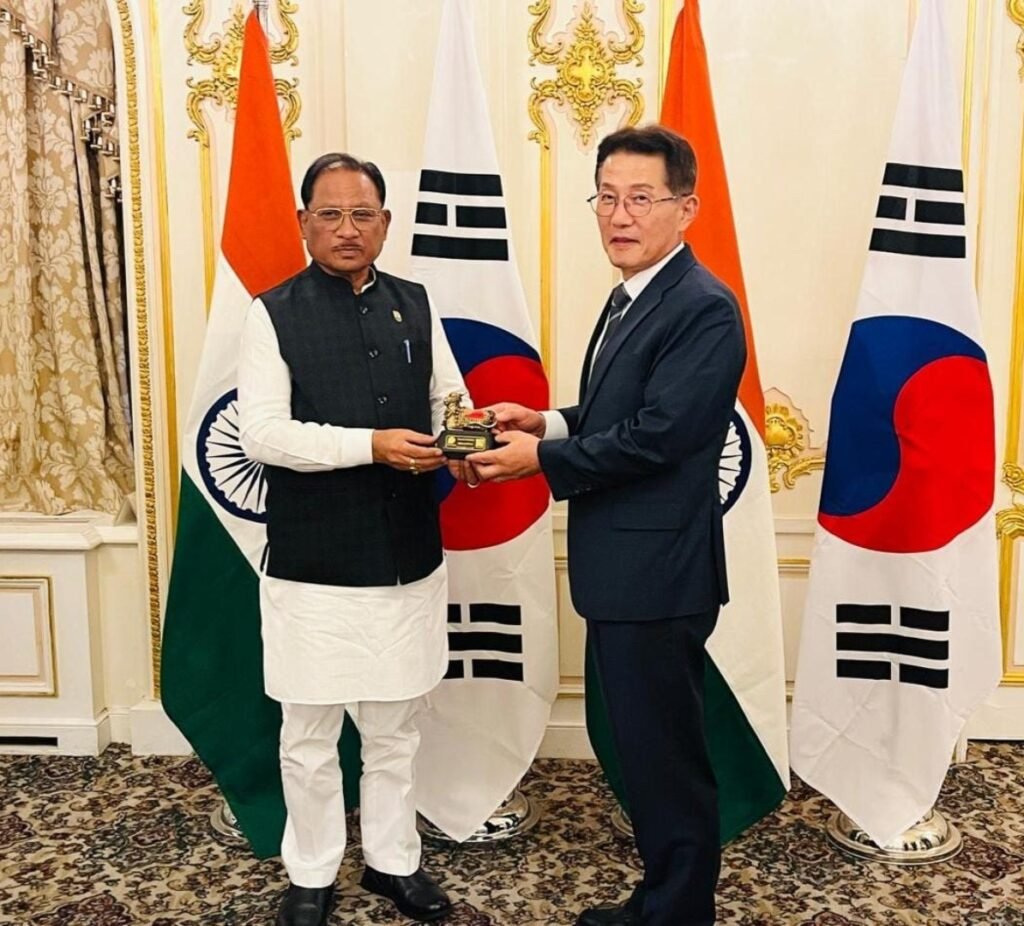 सियोल में मुख्यमंत्री विष्णु देव साय और ATCA प्रतिनिधिमंडल की महत्वपूर्ण भेंट, छत्तीसगढ़ में निवेश की संभावनाओं पर हुई चर्चा .. Kshiti Technologies