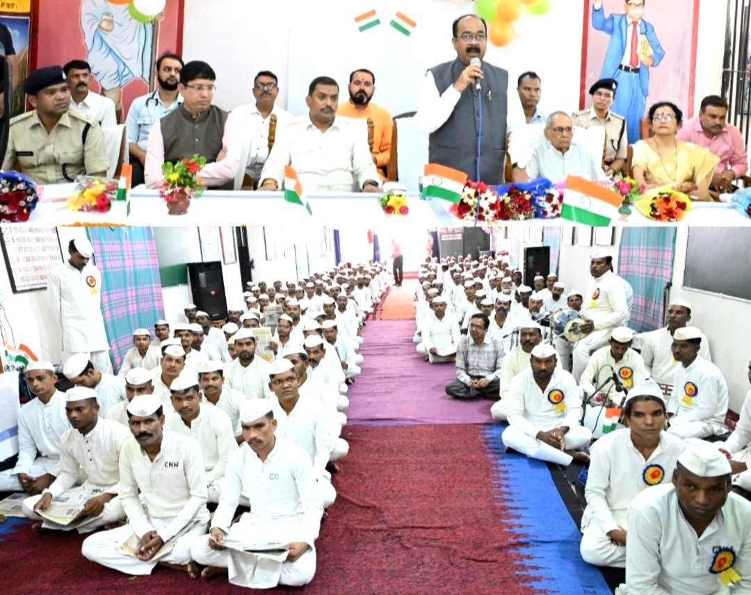 पुष्प की अभिलाषा काव्य का जेल में कैदियों द्वारा सामूहिक पाठ .. Kshiti Technologies