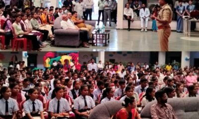 वैदिक स्कूल के मेधावी छात्र सम्मान समारोह में डीएसपी साइबर अनिल विश्वकर्मा ने दिया साइबर सुरक्षा का संदेश .. Kshiti Technologies