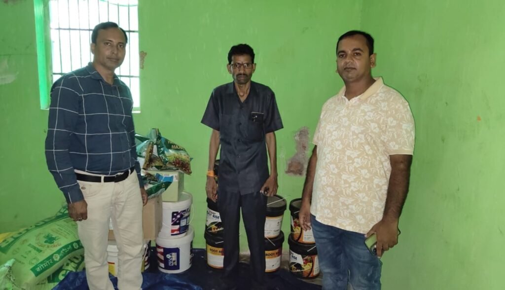 डभरा विकासखण्ड के प्रिंस कृषि केन्द्र साराडीह में अवैध खाद भंडारण पर की गई सीलबंद की कार्यवाही .. Kshiti Technologies