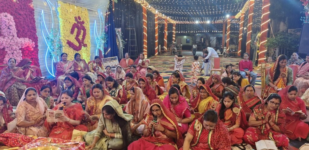 सक्ती की मां महामाया दुर्गा पंडाल में दादी रानी सती का भव्य मंगल पाठ, महिलाओं की उमड़ी भीड़ .. Kshiti Technologies सक्ती की मां महामाया दुर्गा पंडाल में दादी रानी सती का भव्य मंगल पाठ, महिलाओं की उमड़ी भीड़ .. Kshiti Technologies