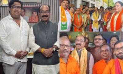 उपमुख्यमंत्री अरुण साव के प्रथम सक्ती आगमन पर भाजपा नगर मंडल अध्यक्ष अभिषेक शर्मा के नेतृत्व में किया भव्य स्वागत .. Kshiti Technologies