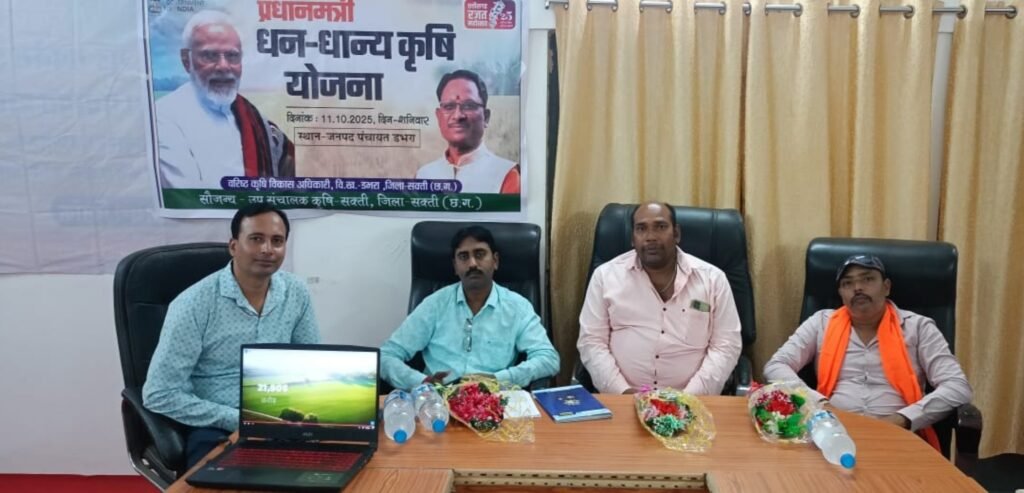 प्रधानमंत्री धन धान्य कृषि योजना का हुआ शुभारंभ — किसानों में नई उम्मीद की लहर .. Kshiti Technologies प्रधानमंत्री धन धान्य कृषि योजना का हुआ शुभारंभ — किसानों में नई उम्मीद की लहर .. Kshiti Technologies