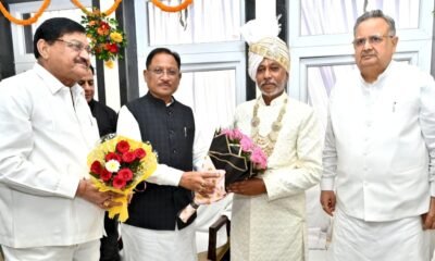 मुख्यमंत्री साय गुरु खुशवंत साहेब के गृहप्रवेश कार्यक्रम में हुए शामिल .. Kshiti Technologies