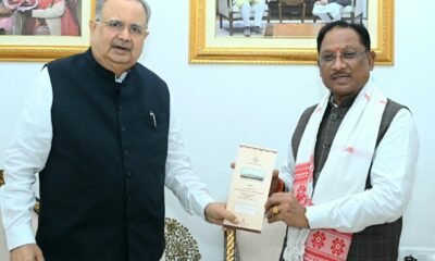 मुख्यमंत्री विष्णु देव साय को विधानसभा अध्यक्ष डॉ. रमन सिंह ने नवीन विधानसभा भवन के लोकार्पण समारोह में शामिल होने का दिया आमंत्रण .. Kshiti Technologies