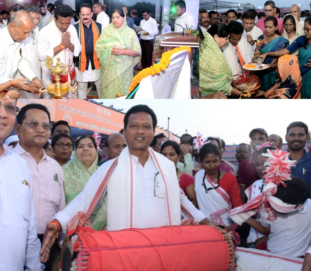 सांसद राधेश्याम राठिया ने सारंगढ़ में किया जिला स्तरीय राज्योत्सव का शुभारंभ .. Kshiti Technologies