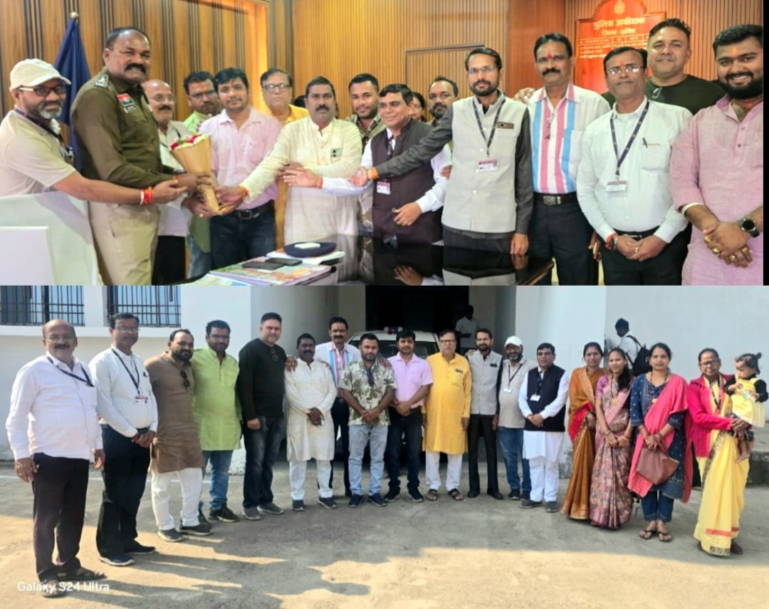 नागरिक सुरक्षा फाउंडेशन के सदस्यों ने एसपी से की सौजन्य मुलाकात .. Kshiti Technologies