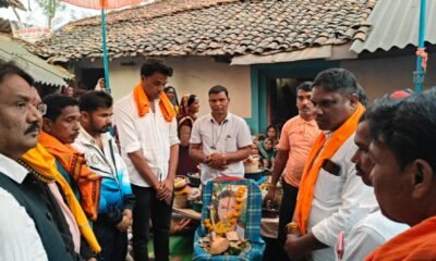 भाजपा के सक्रिय कार्यकर्ता स्व. हीरालाल राठिया को जिला पंचायत अध्यक्ष प्रतिनिधि रविन्द्र गबेल ने दी श्रद्धांजलि .. Kshiti Technologies