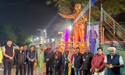 सक्ती के अंबेडकर चौक में छत्तीसगढ़ नागरिक सुरक्षा मंच ने बाबासाहेब को दी श्रद्धांजलि .. Kshiti Technologies